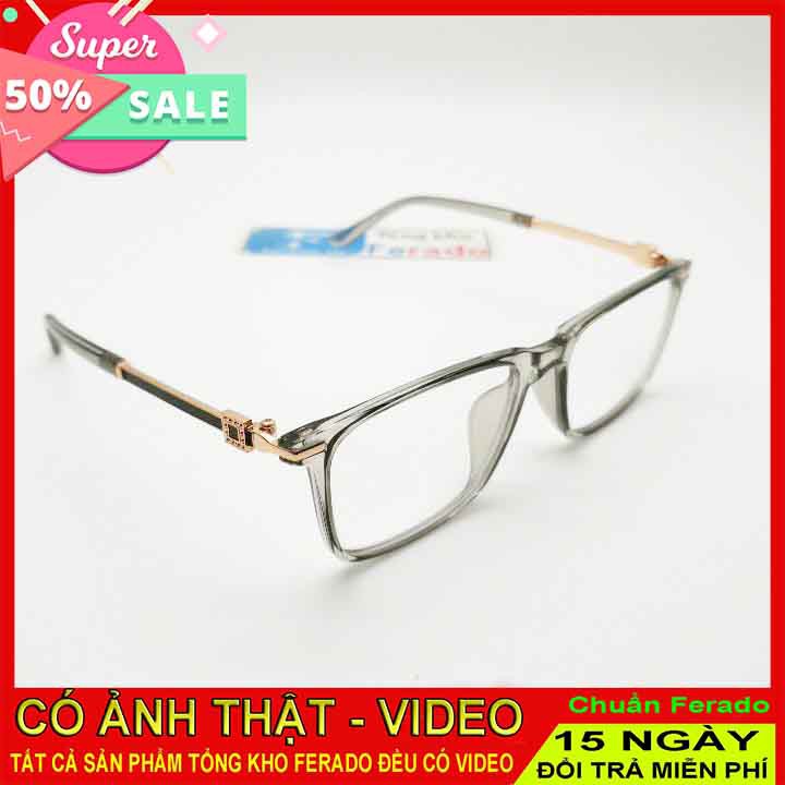 Gọng kính càng kim loại mắt cận mã 528