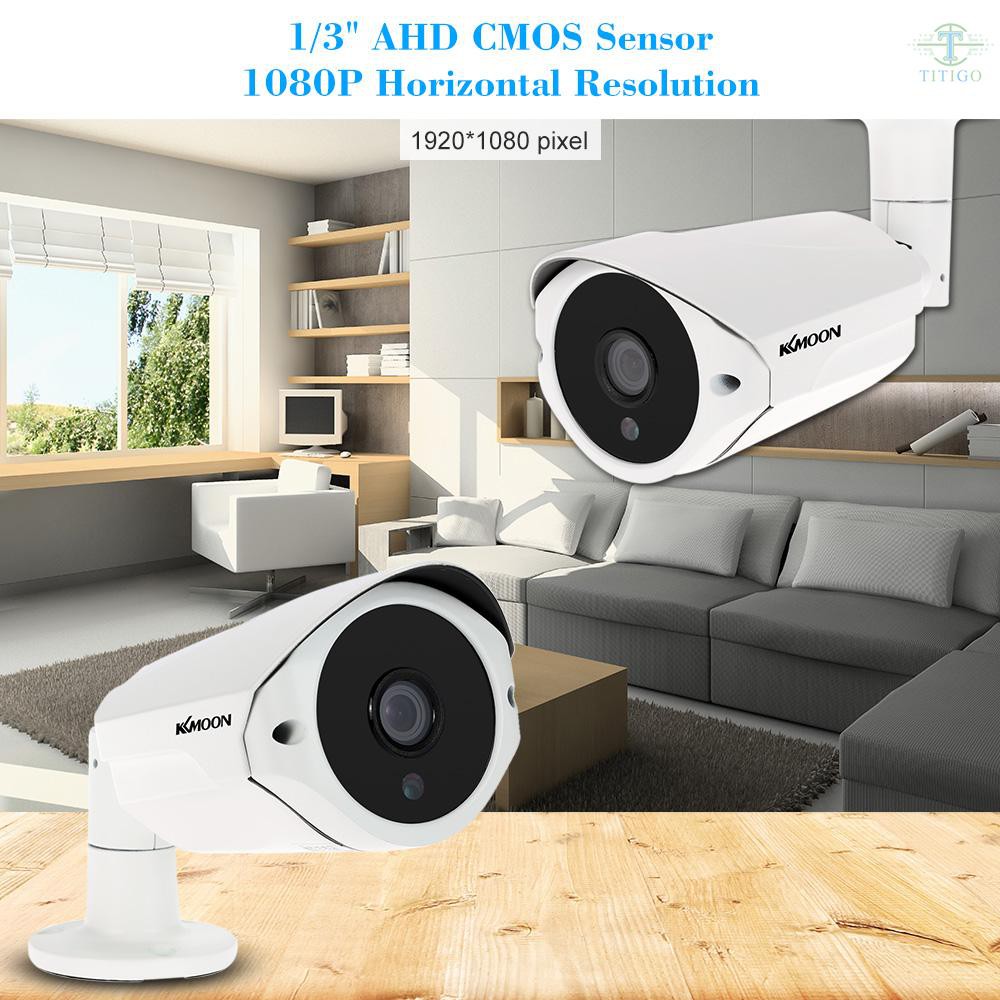 Camera An Ninh Kkmoon 1080p Ahd 2.0mp 3.6mm 1 / 3 '' Cmos 36 Ir Leds Chống Thấm Nước Trong Nhà Ngoài Trời