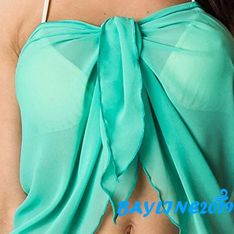 Chân váy chiffon màu trơn quyến rũ cho nữ
