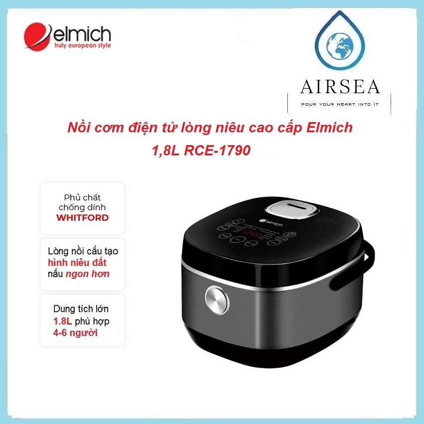 Nồi Cơm Điện Elmich 1,8L RCE-1790