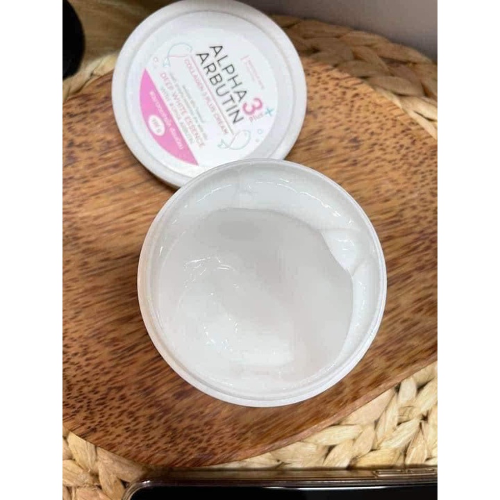 Kem dưỡng Body Alpha Arbutin Collagen Cream 3 Plus Thái Lan hộp 100g - CO187