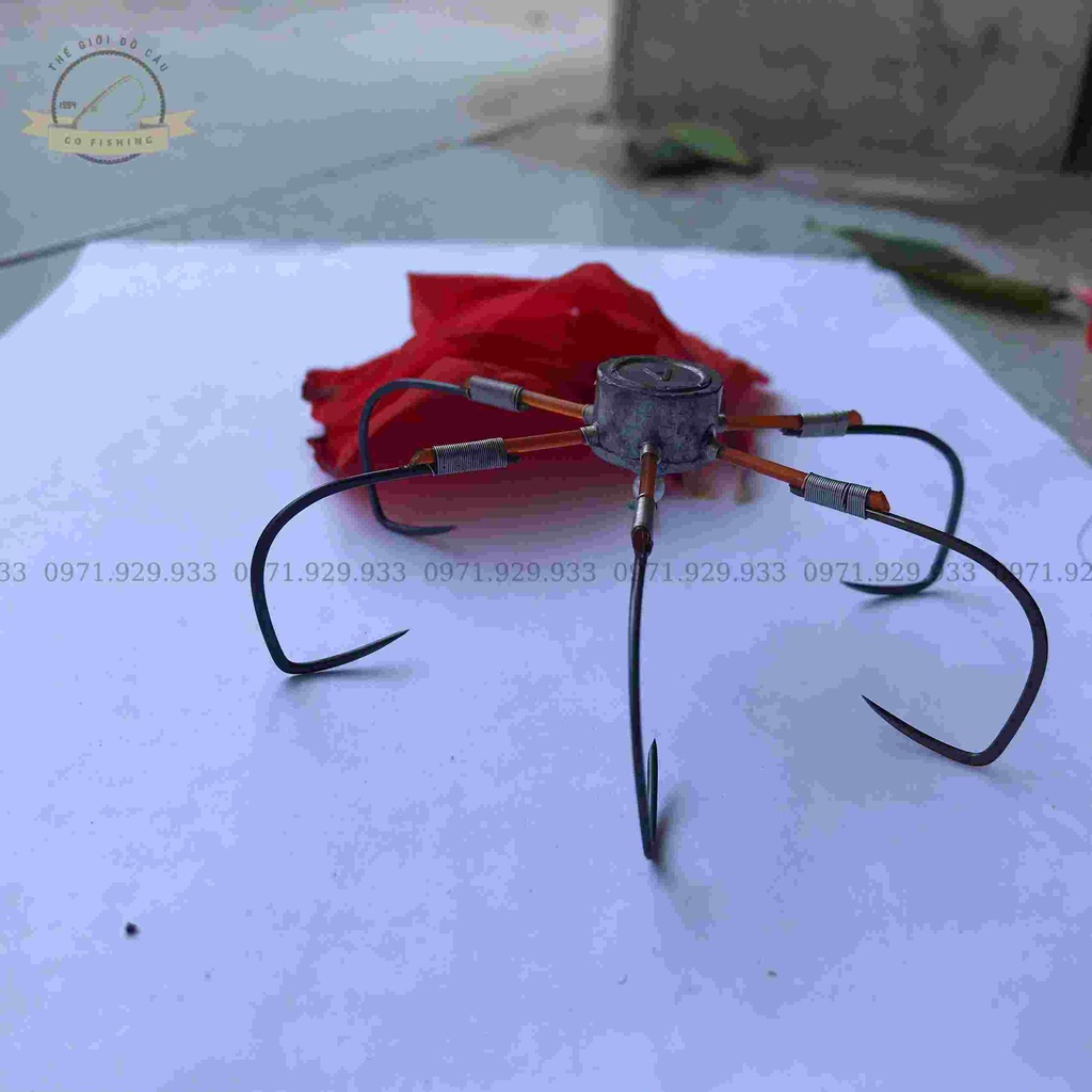 Lưỡi câu Mác - Lục, chì Đáy, cỡ lưỡi 10 - 12 - 14 siêu dính cá