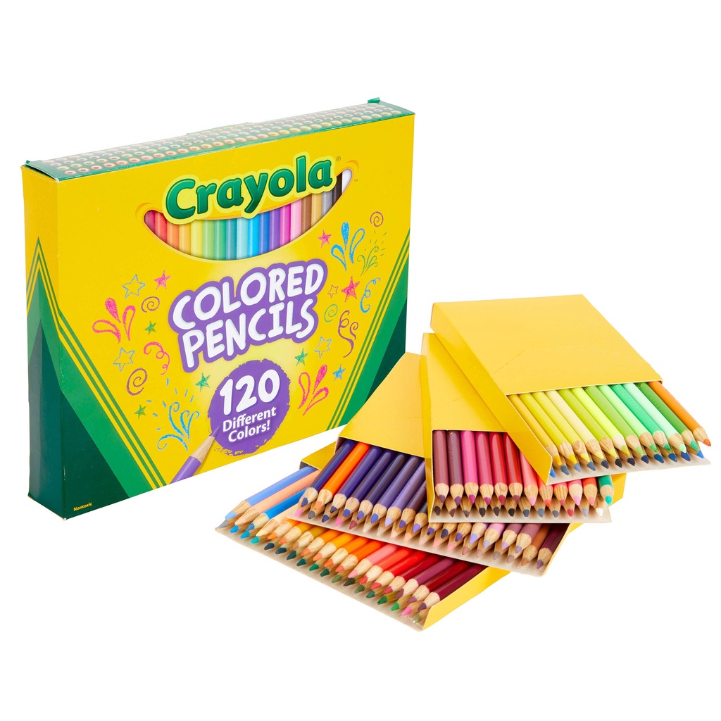 Bộ 12 bút chì màu an toàn cho trẻ Crayola Colored Pencil