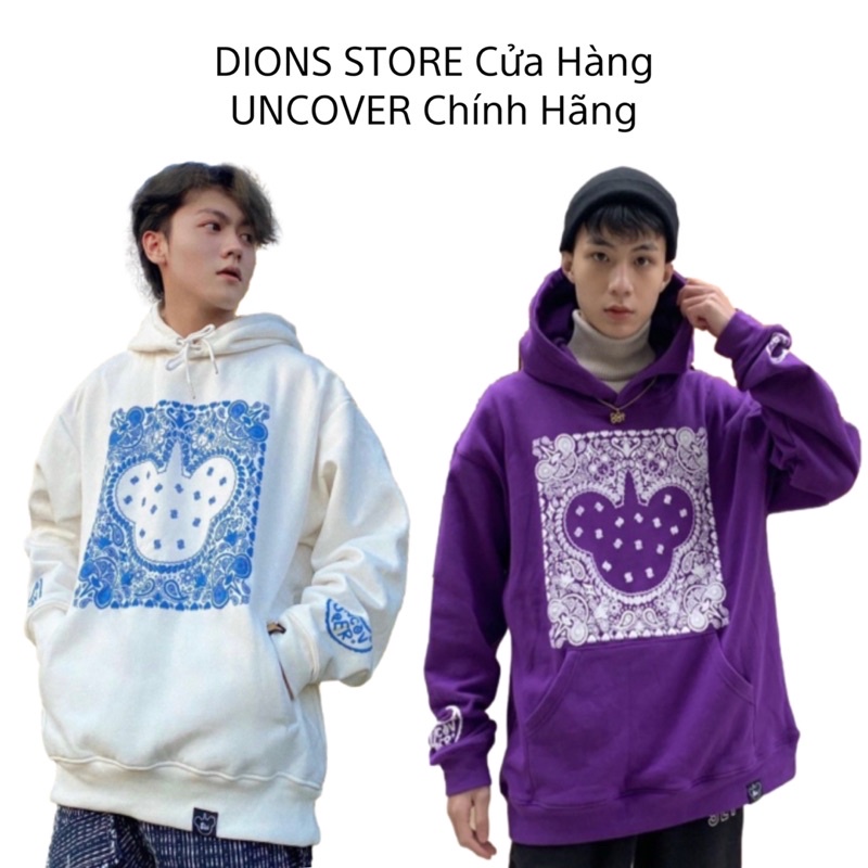 Full Tag Vải Áo Hoodie UNCOVER BADANA Nam Nữ Unisex Áo Khoác Nỉ Hoodie UNCOVER - DIONS Store