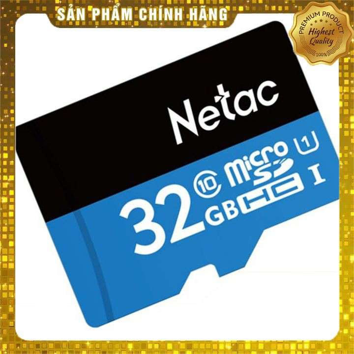 [HÀNG CHÍNH HÃNG] Thẻ nhớ - Micro SD  32G Netac  Chính hãng Class 10