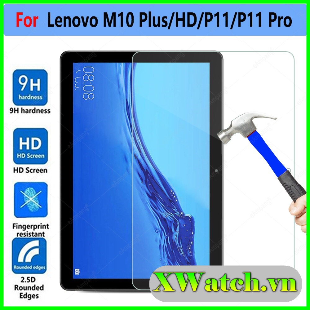 Kính cường lực Lenovo Tab P11 P11 Plus M10 Plus 10.3 inch / M10 10.1 inch / M10 HD gen 2 / M8 trong suốt cao cấp