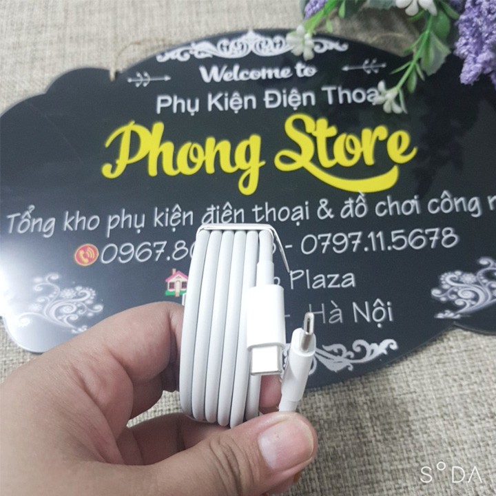 Dây cáp sạc nhanh 2 đầu type c dài 2m / Cáp sạc PD chân usb c - Phong store