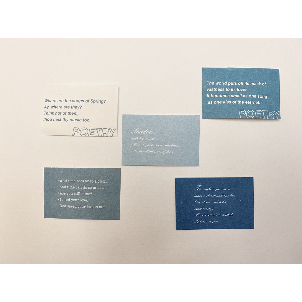 ⚡ Nhãn dán Quote tự trang trí - Set 05 Pcs Mẫu ngẫu nhiên theo phân loại