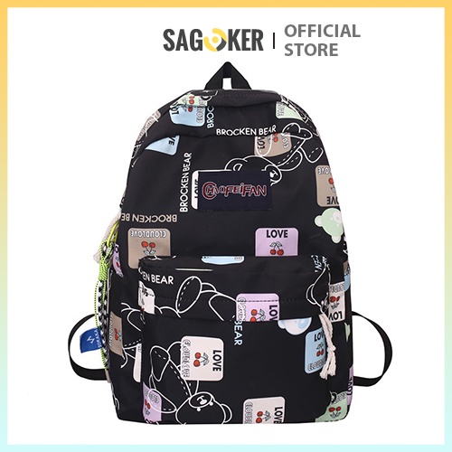 Balo đi học giá rẻ thời trang cute SAGOKER, mã BLD782