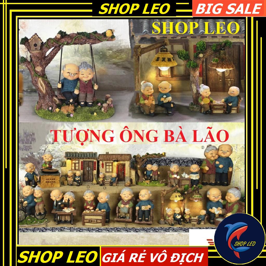 Tượng Ông Bà Lão (Hàng loại I) - Tượng ông bà anh (mẫu về già) - Trang trí nhà cửa