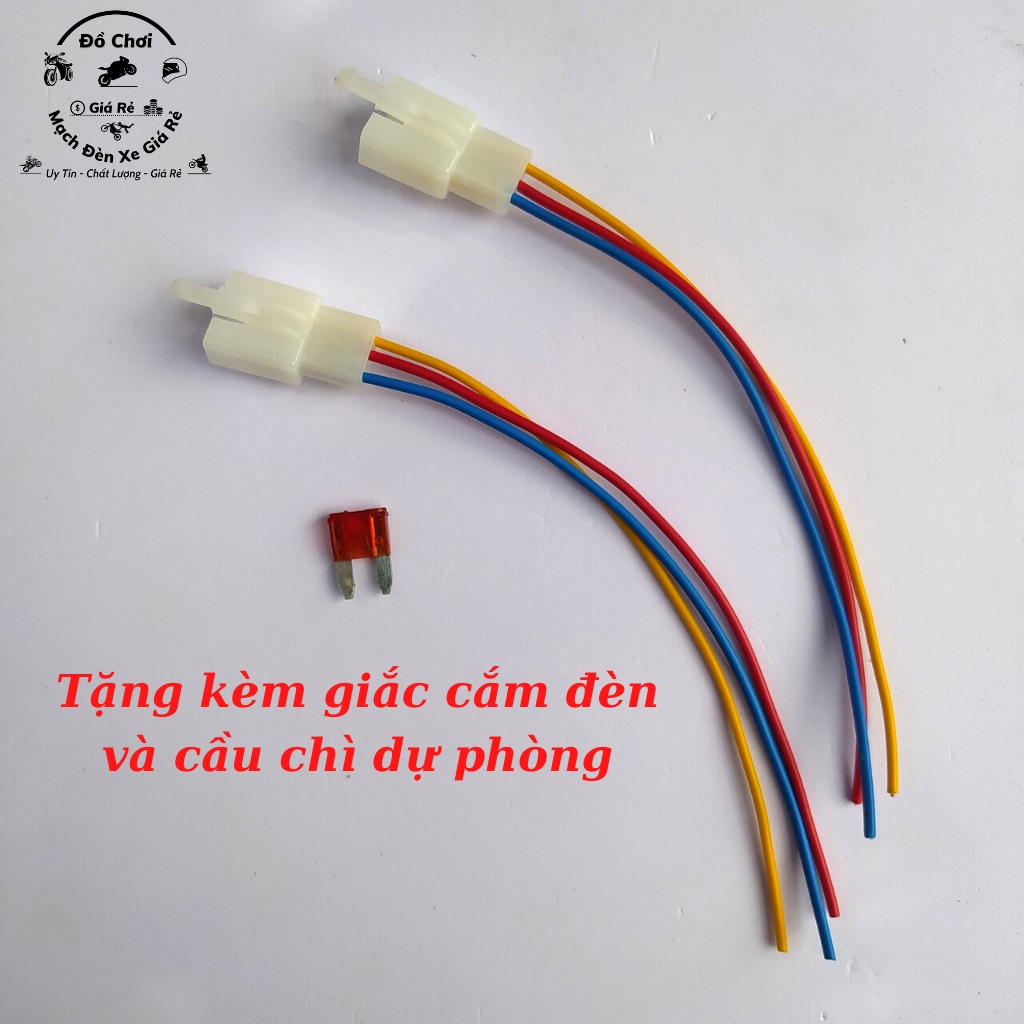 Mạch passing bi cầu mini auto passing 2 chế độ tặng kèm giắc cắm cầu chì dự phòng bản tiêu chuẩn