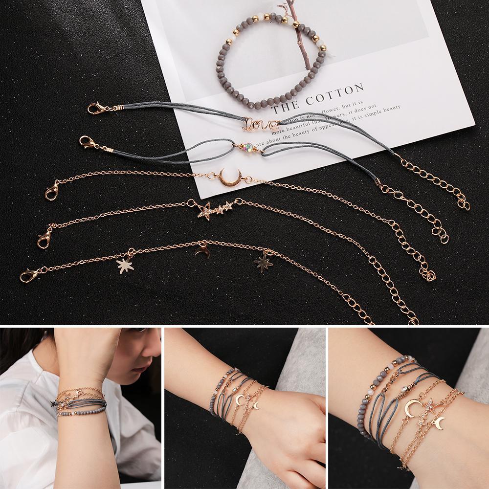 Bộ 6 Vòng Tay Mặt Trái Tim Và Tua Rua Thời Trang Hiệu Ket1|Túi Đeo Chéo Thời Trang Sành Điệu Cao Cấp Cho Nữ|Chuỗi Hạt Cườm