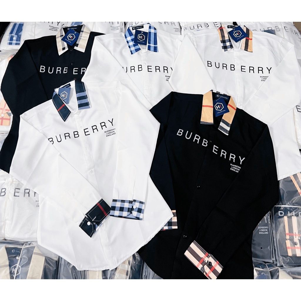ÁO SƠ MI NAM CỔ PHỐI SỌC BUPBERY VẢI POLO CÁ SÂ.U MỀM MỊN MÁT KHÔNG NHĂN HÌNH SHOP CHỤP THẬT BAO ĐỔI TRẢ HV