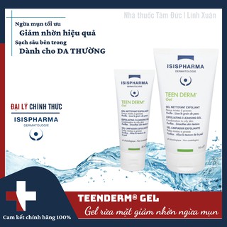 TEENDERM GEL_GEL RỬA MẶT GIẢM NHỜN, NGỪA MỤN CHO DA THƯỜNG ISIS PHARMA