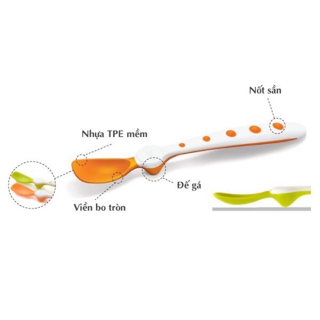 (LẺ 1C)Thìa nuk cho bé ăn dặm