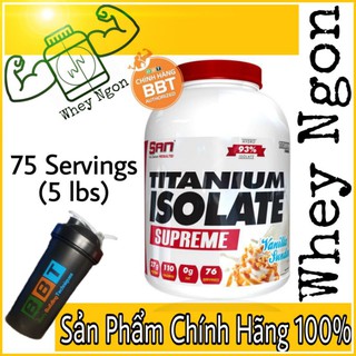 Titanium Whey Isolate Supreme Hổ Trợ Tăng Cơ