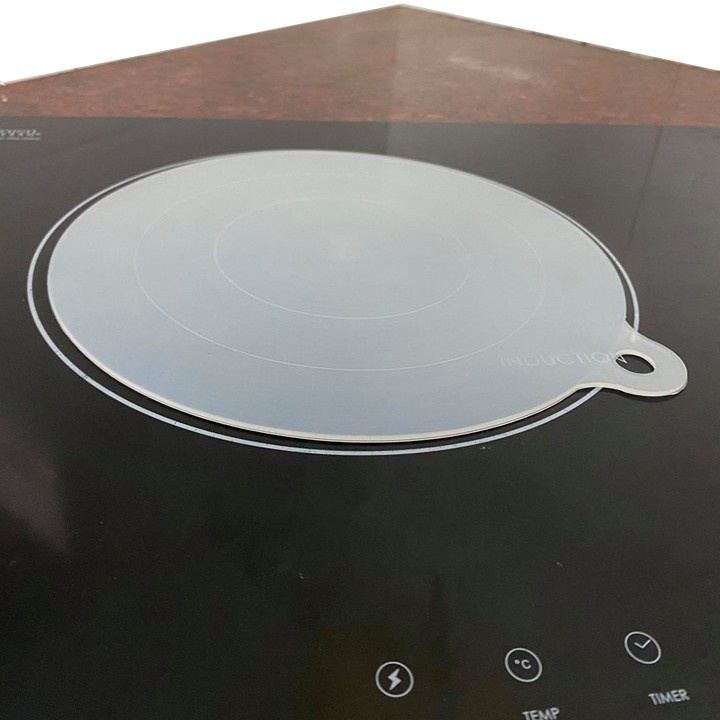 Miếng lót bếp từ silicone Proki cao cấp chống trầy xước mặt kính bếp, chịu lực, giữ vệ sinh, chống cháy xoong nồi