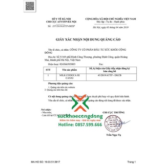 Sữa canxi Milk Codoca (400g-900g) bổ sung canxi hàm lượng cao