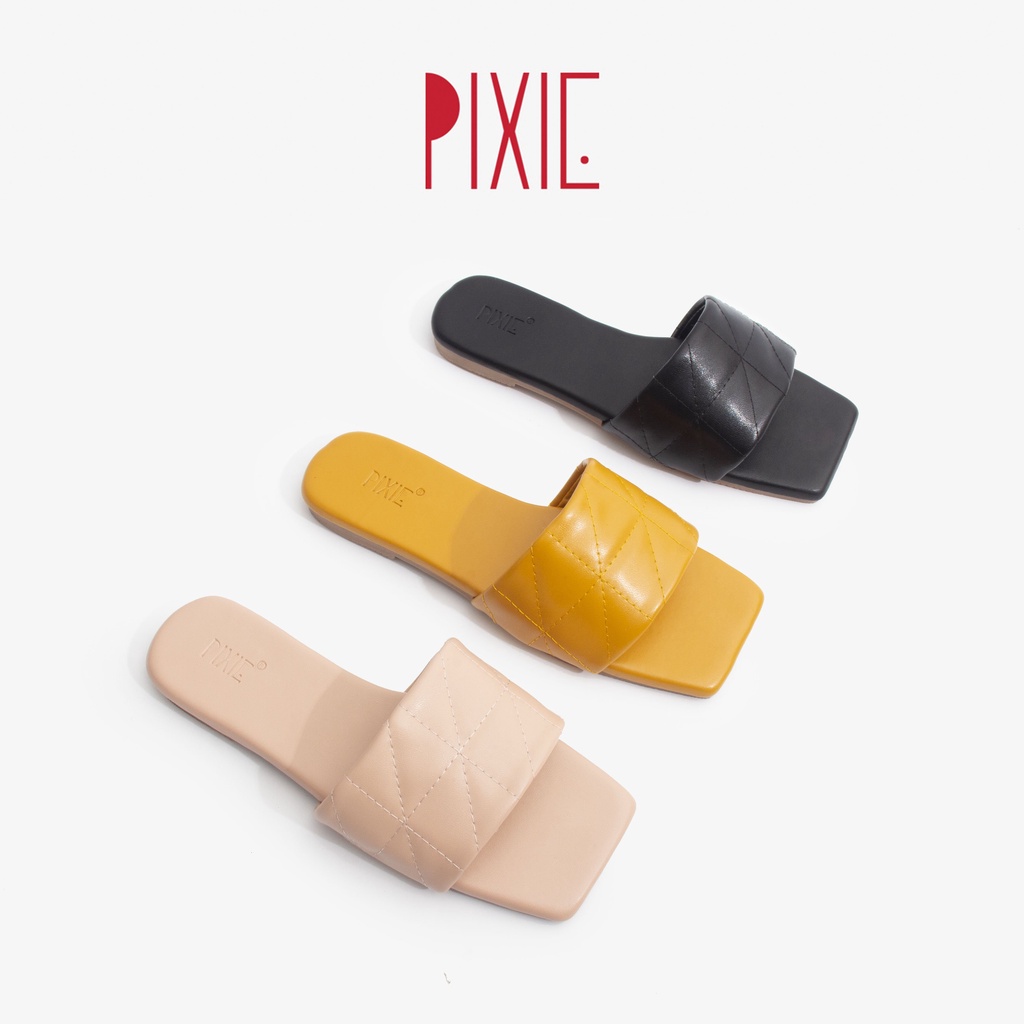 Dép Lê Bệt May Chần Chỉ Pixie X844