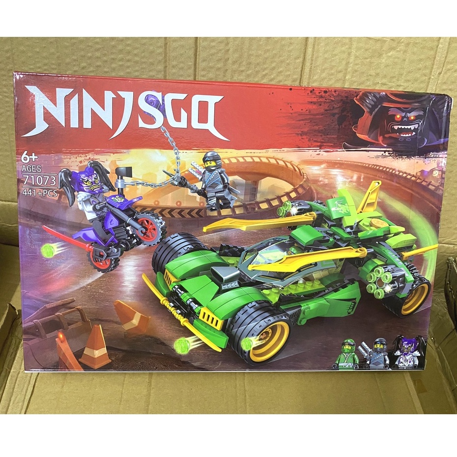 Lego Xe Đua Bóng Đêm Của Ninja Ninjago zimo 71073