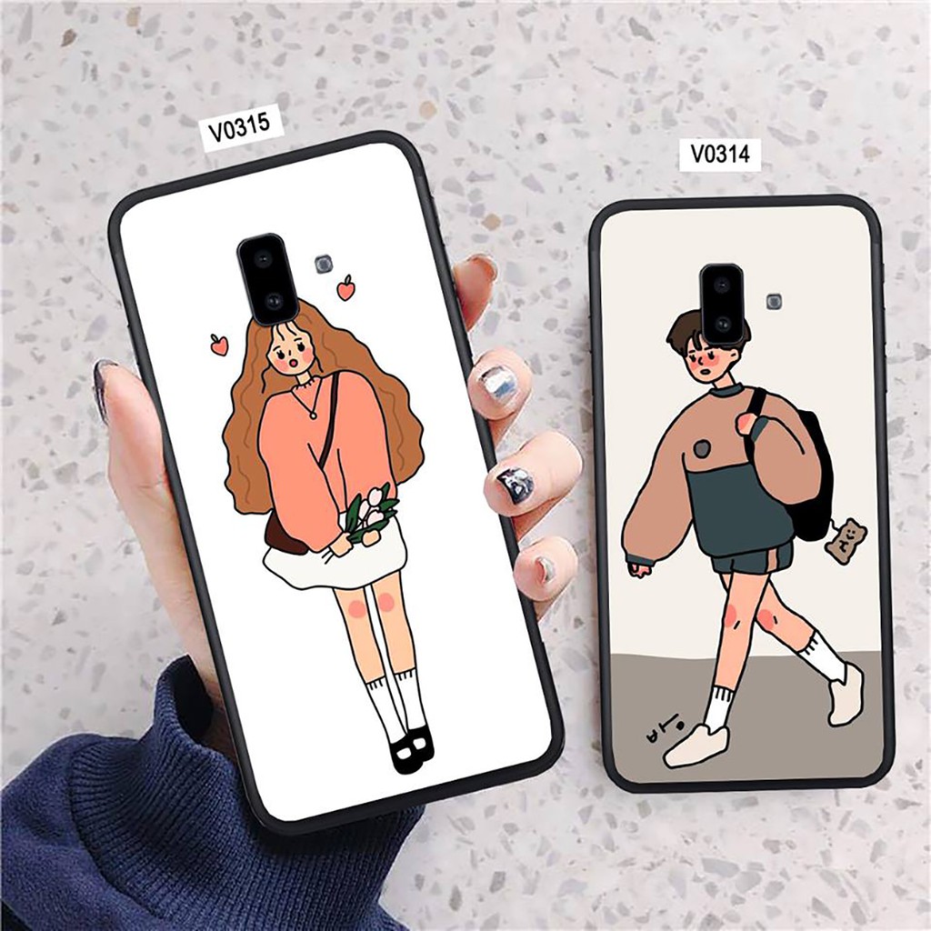 ỐP SAMSUNG J7 PRIME-SAMSUNG J4-SAMSUNG J4 PLUS-SAMSUNG A520 HÌNH CẶP ĐÔI CUTE GIÁ RẺ