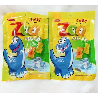 Kẹo dẻo Zoo 100 gam áo dầu Bibica