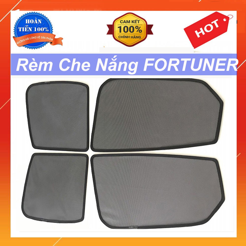 Rèm Che Nắng Nam Châm Xe Fortuner 2006 đến 2020 Loại 1