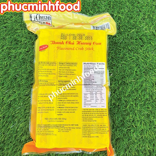 Thanh Cua Lichuan chiên thả lẩu và sushi Gói 500Gram 24 cây