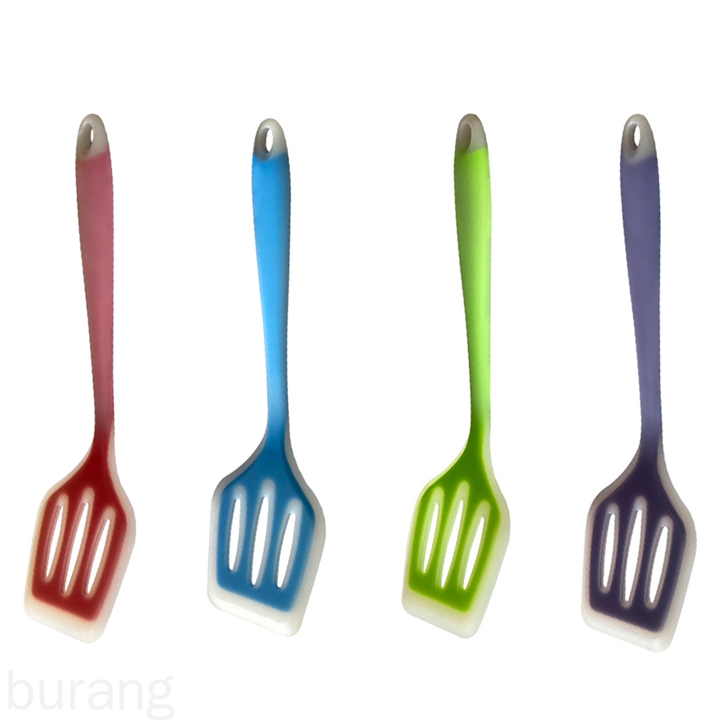 Bàn xẻng silicone chà lật làm thức ăn chống dính tiện dụng
