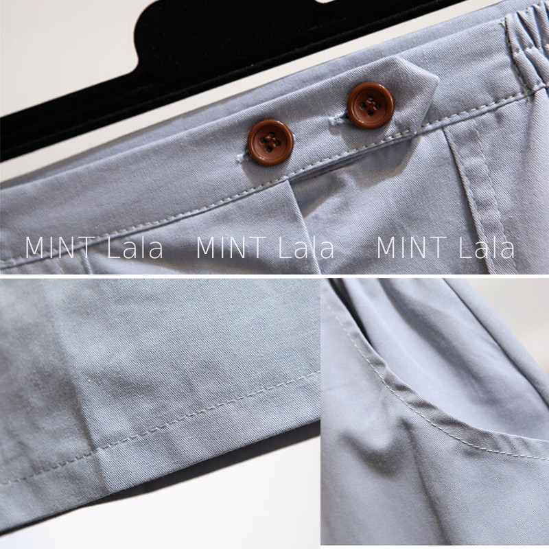 Chân Váy Kaki Dáng Dài Chữ A Túi 2 Bên | BigBuy360 - bigbuy360.vn