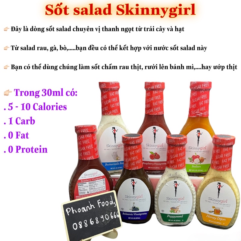 Sốt Salad ăn kiêng Skinny Girl