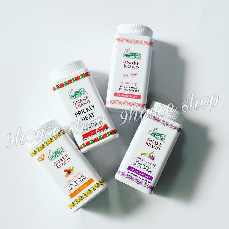 (50gr) 01 Chai Phấn SNAKE BRAND Prickly Heat Cooling Powder - 9housevn