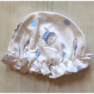Mũ vải cotton NHÚN BÈO cho bé gái từ 0-6 tháng. Nón sơ sinh cho bé