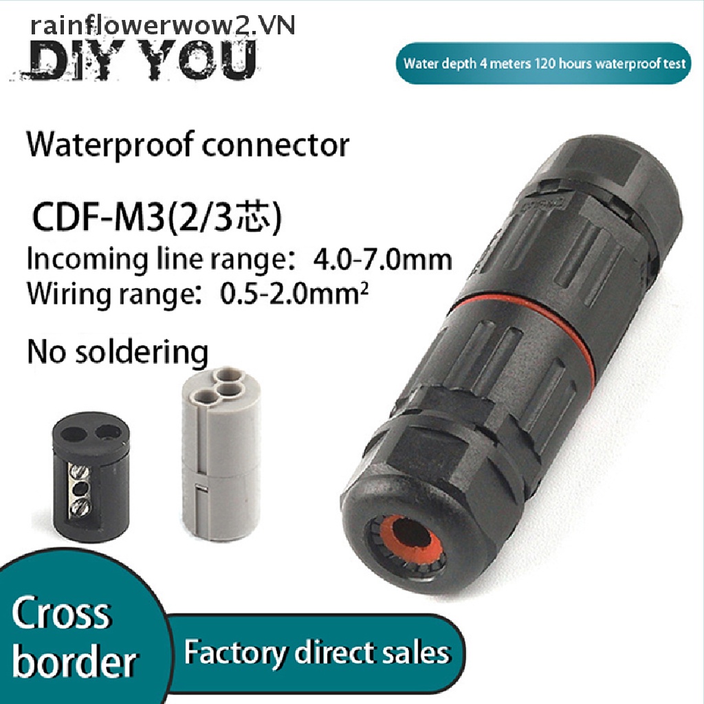 Phích Cắm Điện 3 Chấu Thẳng Chống Thấm Nước Tiện Dụng