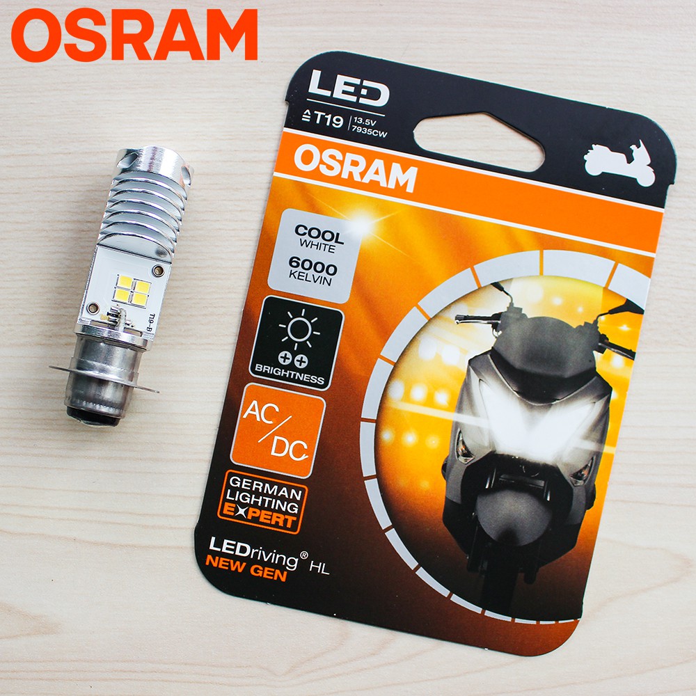 Bóng đèn LED OSRAM T19 Dream, Wave, Air Blade Thái tăng sáng trắng