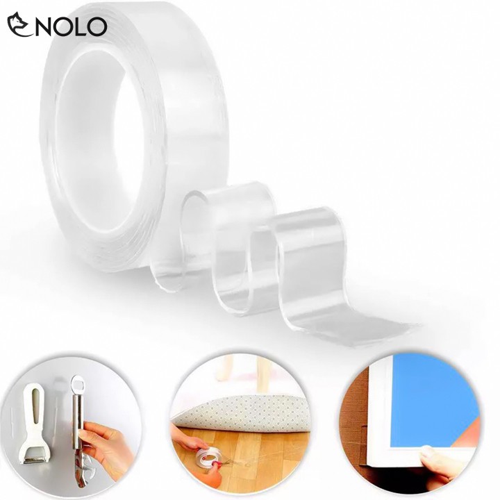 Combo 2 Băng Keo 2 Mặt Silicone Siêu Dính Chống Thấm Nước Chiều Dài 3m Đa Chức Năng Sử Dụng