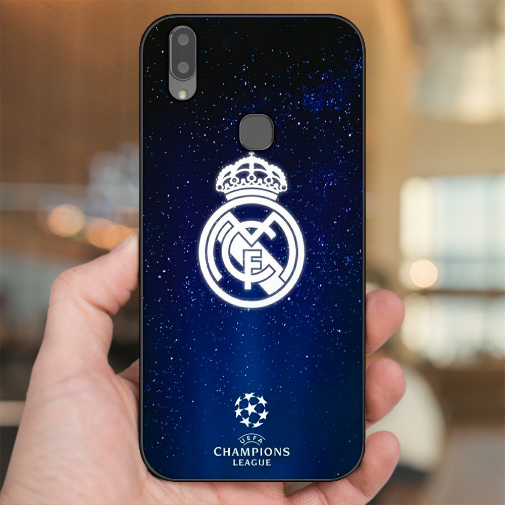 Ốp lưng Vivo V9, Y85, V11i viền đen in hình Real Madrid