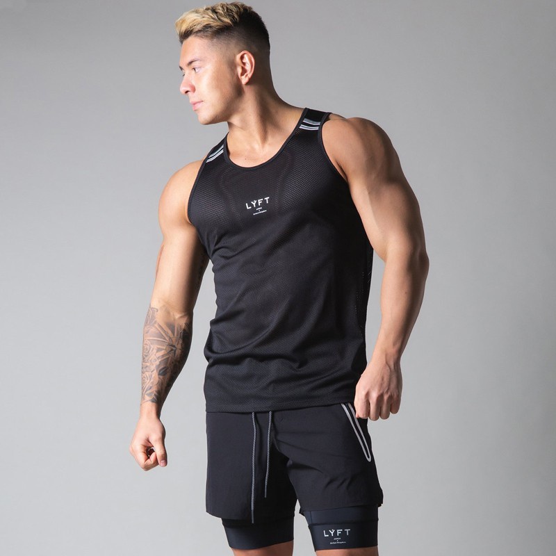 Áo Ba Lỗ Thể Thao Co Giãn Nhanh Khô Thoáng Khí Size M-3XL Cho Nam