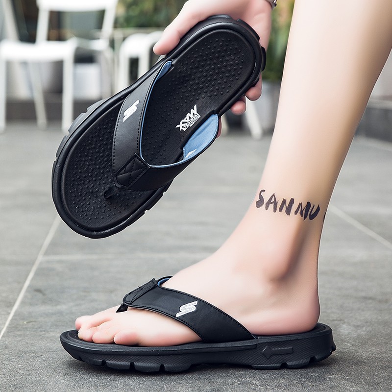 Dép Sandal Skechers Goga Max Size Lớn Chống Trượt Thời Trang Mùa Hè Cho Nam