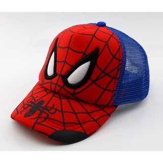 Nón snapback , nón lưỡi trai người nhện trẻ em 3 - 8 tuổi 2021
