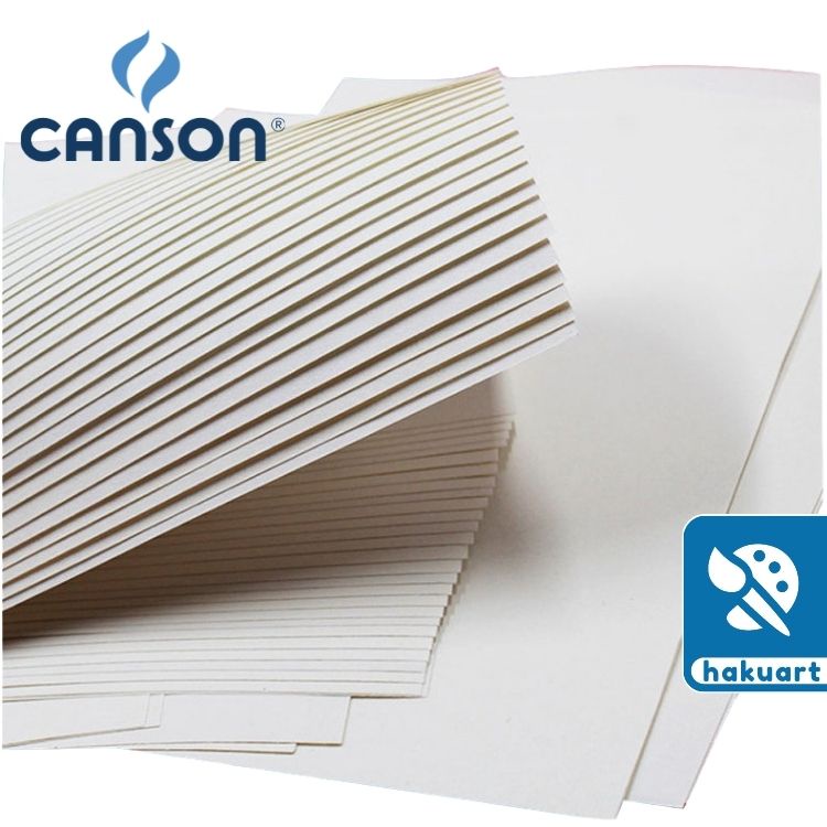 Giấy vẽ CANSON Truyền thống 125gsm Vân ngang Vẽ hình hoạ, chân dung - Họa Cụ Hakuart