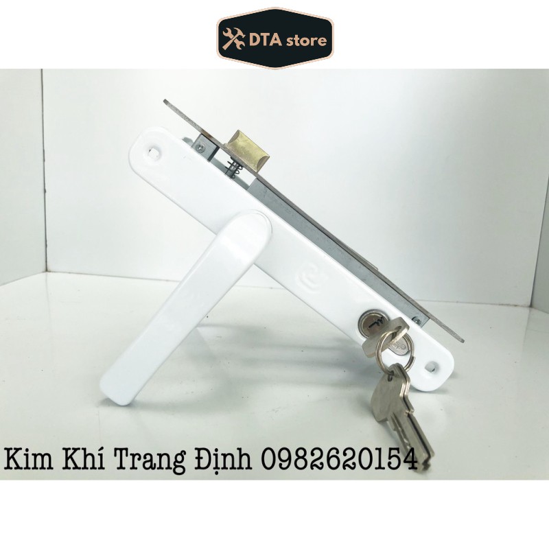 Bộ khóa tay gạt lắp cửa nhôm 4400-cửa nhựa-cửa sắt hộp