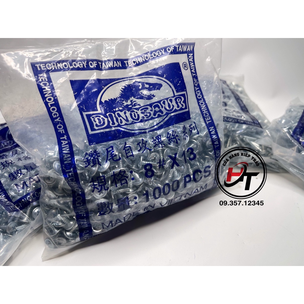 100G Vít tự khoan đầu dù đầu lồi Dinosaur chính hãng VTK-DU-100G