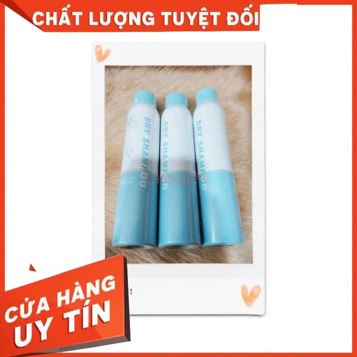 Dầu Gội Khô Dạng Xịt DRY 200ML Làm Sạch Tóc Không Bết Dính Gội Đầu Khô Không Cần Nước giúp suôn mượt bồng bềnh