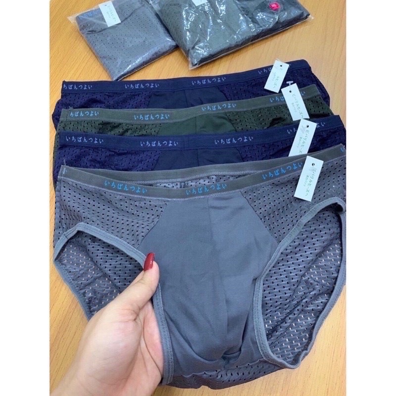 Quần lót chéo thông hơi nam xuất Nhật