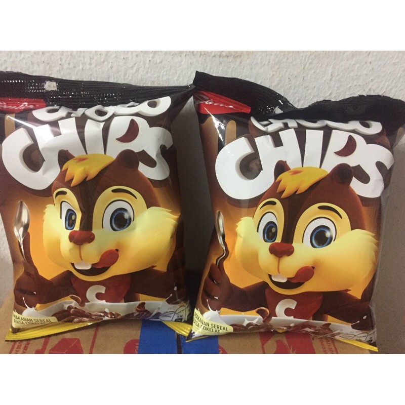 Lốc 10 gói snack ngũ cốc Nabati simba vị socola