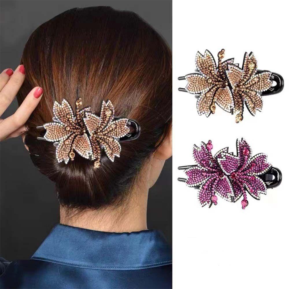 Kẹp Tóc Nhiều Màu Sắc Phong Cách Vintage Thanh Lịch WMES15H|Kẹp Mỏ Vịt Chuyên Dụng Chất Lượng Cao
