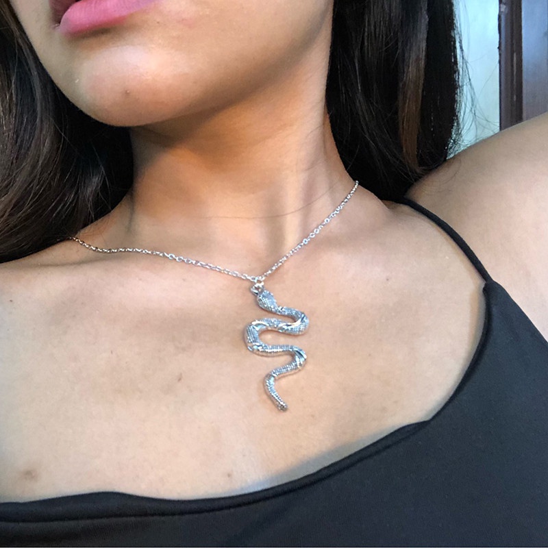 Vòng Cổ Choker Hình Rắn Phong Cách Retro Cá Tính
