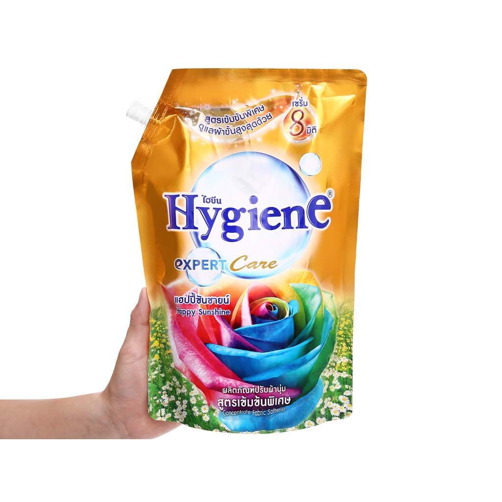 Nước xả làm mêm vải Hygiene 1300ml/ 1150ml TÚI thơm lâu,bền màu,giữ hương lâu