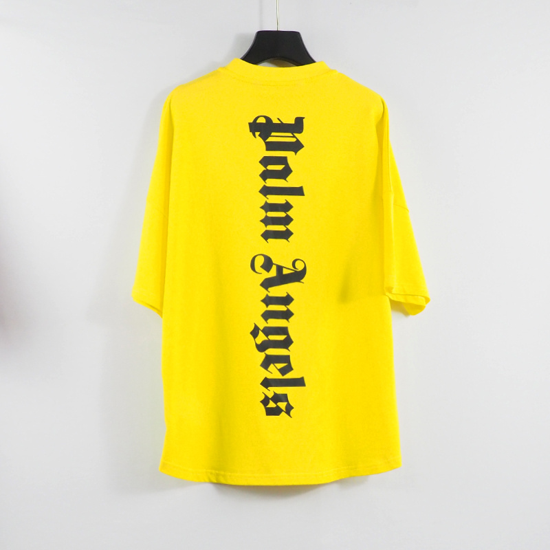 Áo Thun Ngắn Tay In Chữ Palm Angels # 2063